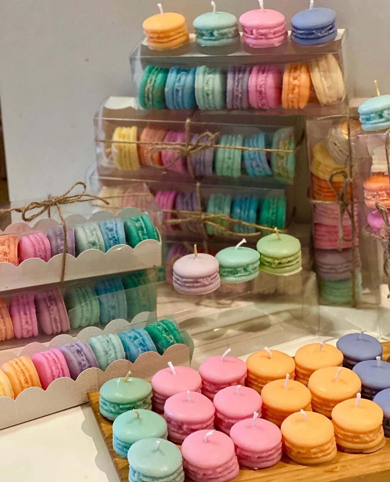 Macaron Candles