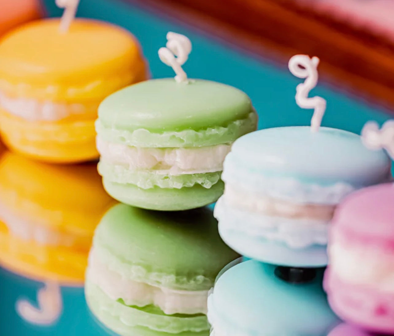 Macaron Candles